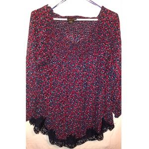 love & legend flower printed  blouse
